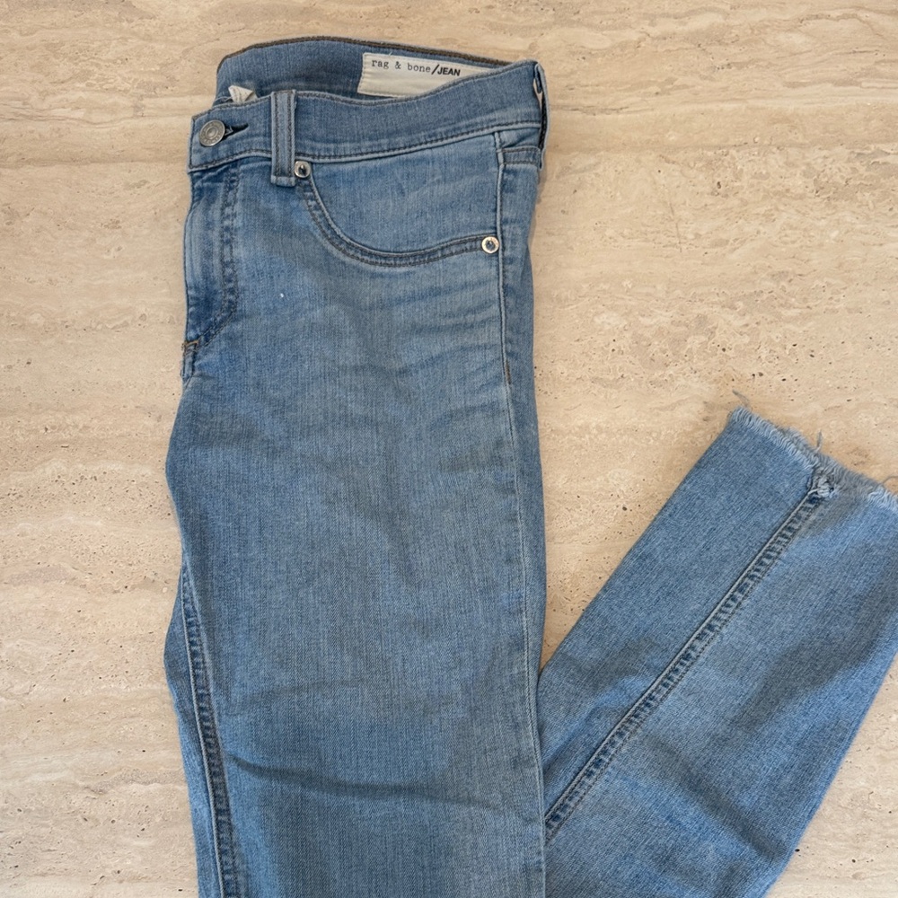 rag & bone Light Wash Skinny Jeans